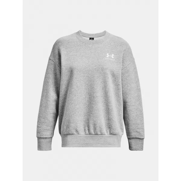  Ženski sweatshirt UNDER ARMOUR ESSENTIAL FLC OS CREW 1379475-012 SIVA 