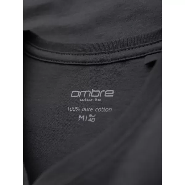  Košulja OMBRE OM-TSBS-0237 GRAFIT 