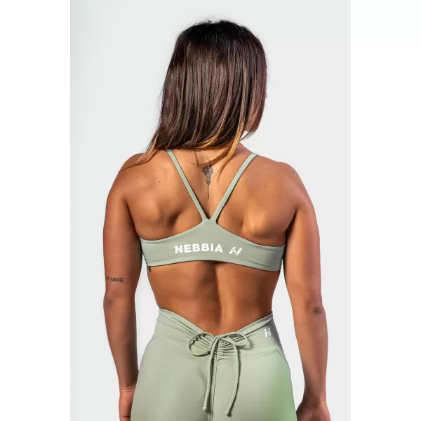  Sportski grudnjak srednje potpore TWIST-KNOT 423 SVIJETLO ZELENI Nebbia 
