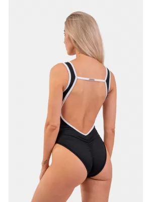 Potpuno crni kupaći kostim French style 460 BLACK Nebbia