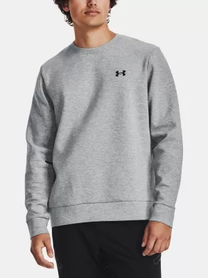 Muški sweatshirt UNDER ARMOUR UA UNSTOPPABLE FLC CREW 1381688-011 SIVA