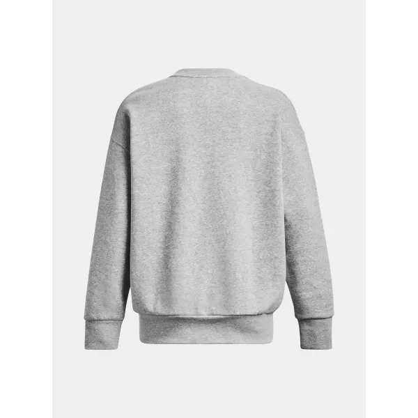  Ženski sweatshirt UNDER ARMOUR ESSENTIAL FLC OS CREW 1379475-012 SIVA 
