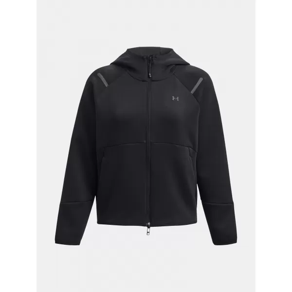  Ženski sweatshirt UNDER ARMOUR UNSTOPPABLE FLC FZ 1379842-001 CRNA 