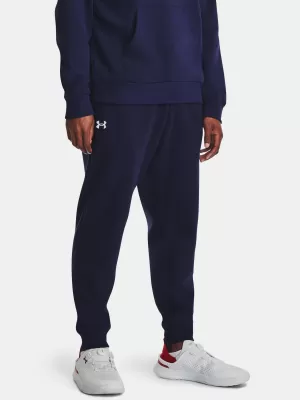 Muške trenirke UNDER ARMOUR RIVAL FLEECE JOGGERS 1379774-410 PLAVA
