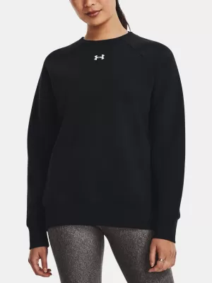 Ženski sweatshirt UNDER ARMOUR RIVAL FLEECE CREW 1379508-001 CRNA