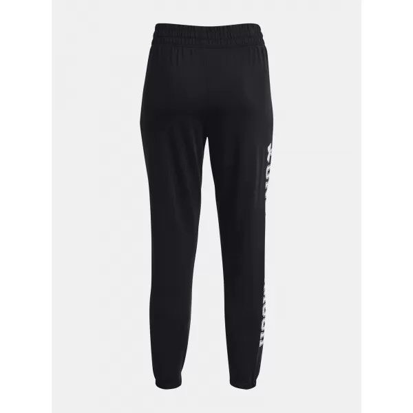  Ženske trenirke UNDER ARMOUR RIVAL TERRY GRAPHIC JOGR 1379437-001 CRNA 