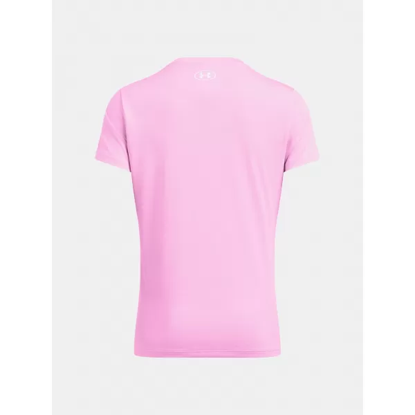  Ženska majica kratkih rukava UNDER ARMOUR TECH SSV- TWIST 1384227-672 RUŽIČASTA 