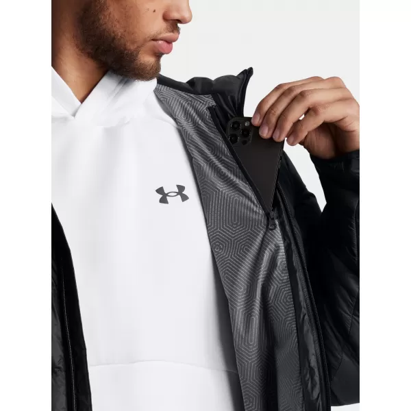  Muška jakna UNDER ARMOUR LEGEND DOWN PARKA 1385839-001 CRNA 