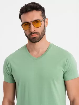 Košulja OMBRE OM-TSBS-0237 ZELENA