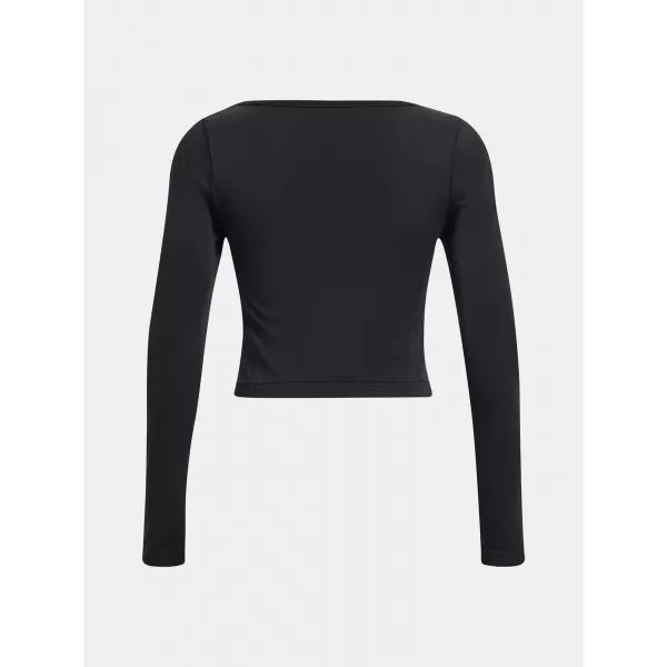  Ženska majica kratkih rukava UNDER ARMOUR TRAIN SEAMLESS LS 1379150-001 CRNA 