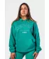 Oversize majica s kapuljačom GYM RAT 256 GREEN Nebbia