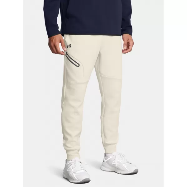 Muške trenirke UNDER ARMOUR UNSTOPPABLE FLC JGR EU 1389353-110 BIJELA 
