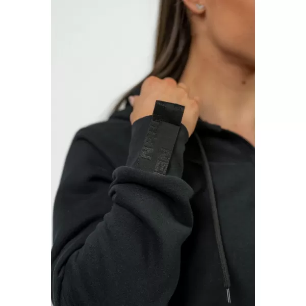  Ženska sportska majica s kapuljačom INTENSE Signature 845 BLACK Nebbia 