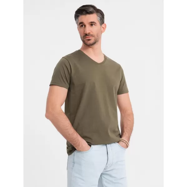  Košulja OMBRE OM-TSBS-0237 TAMNA MASLINA 