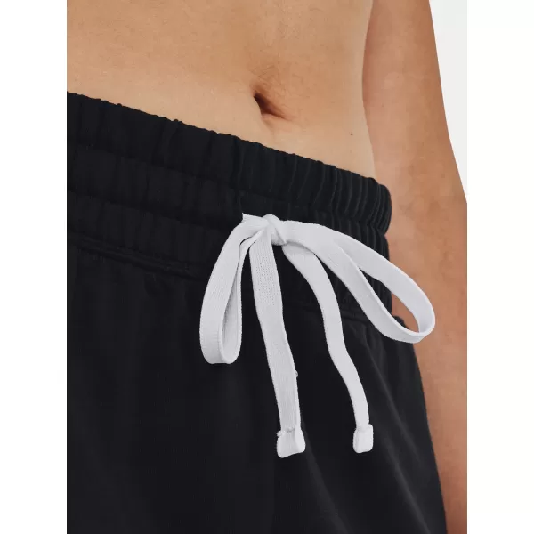  Ženske trenirke UNDER ARMOUR RIVAL TERRY GRAPHIC JOGR 1379437-001 CRNA 