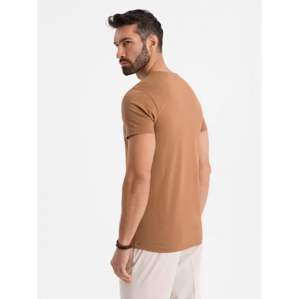  Košulja OMBRE OM-TSBS-0237 SMEĐI 