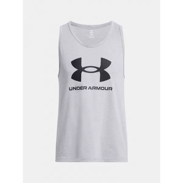  Muška majica bez rukava UNDER ARMOUR SPORTSTYLE LOGO TANK 1382883-035 SIVA 