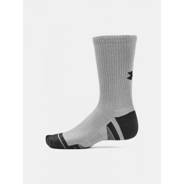  Čarape UNDER ARMOUR PERFORMANCE TECH CREW (3 PÁRY) 1379512-011 SIVA 