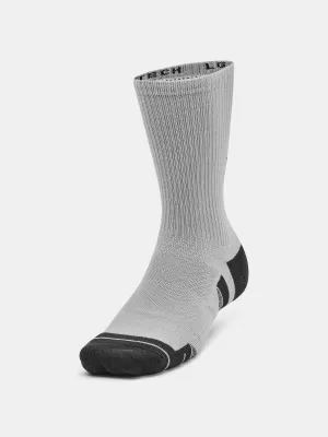 Čarape UNDER ARMOUR PERFORMANCE TECH CREW (3 PÁRY) 1379512-011 SIVA