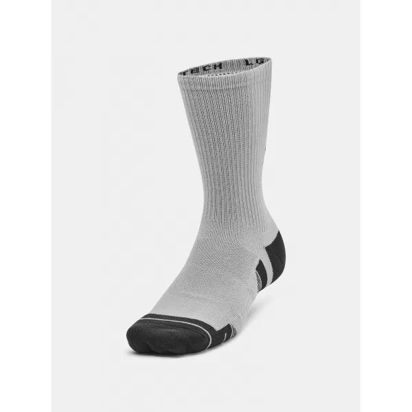  Čarape UNDER ARMOUR PERFORMANCE TECH CREW (3 PÁRY) 1379512-011 SIVA 