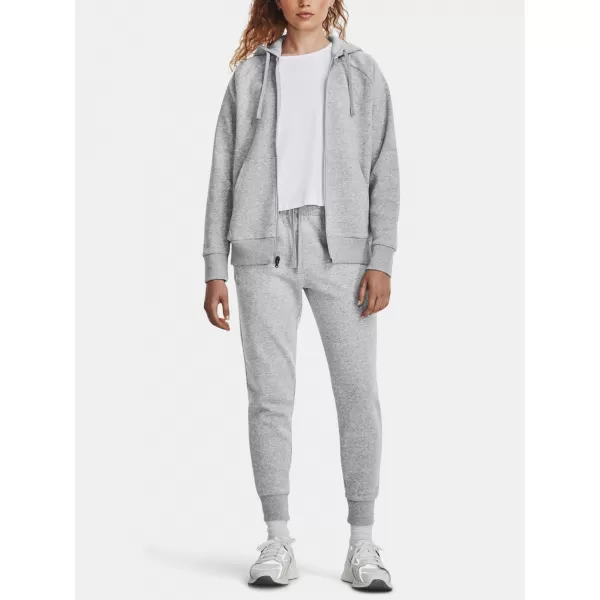  Ženski sweatshirt UNDER ARMOUR RIVAL FLEECE FZ HOODIE 1379497-012 SIVA 