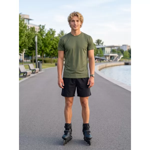  Funkcionalna muška majica ALTISPORT NoPrint NP/ALM421 KAKI 