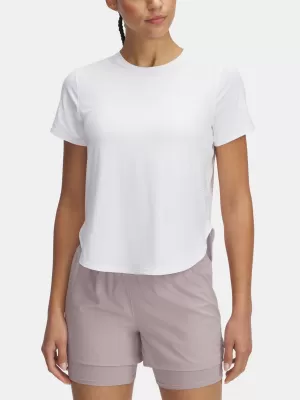 Ženska majica kratkih rukava UNDER ARMOUR LAUNCH ELITE SHORTSLEEVE 1389564-100 BIJELA