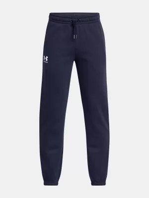 Trenirke za dječake UNDER ARMOUR B ICON FLC JOGGER TAPING 1390294-410 PLAVA