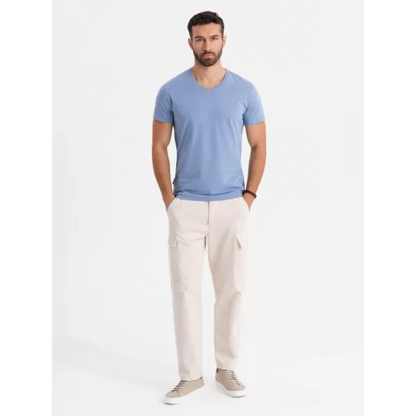  Košulja OMBRE OM-TSBS-0237 PLAVI 