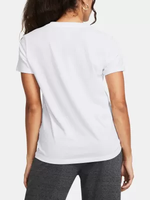 Ženska majica kratkih rukava UNDER ARMOUR CAMPUS CORE SS 1383648-100 BIJELA