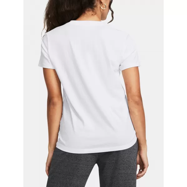  Ženska majica kratkih rukava UNDER ARMOUR CAMPUS CORE SS 1383648-100 BIJELA 