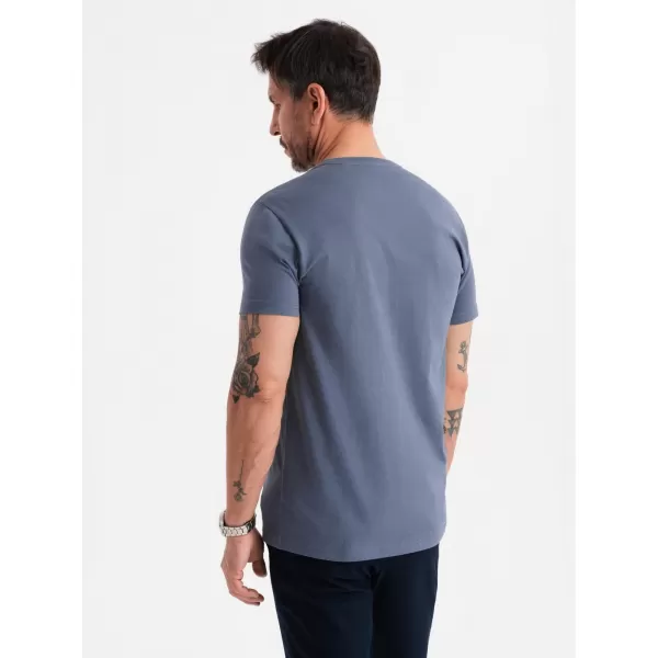  Košulja OMBRE OM-TSBS-0236 PLAVI TRAPER 