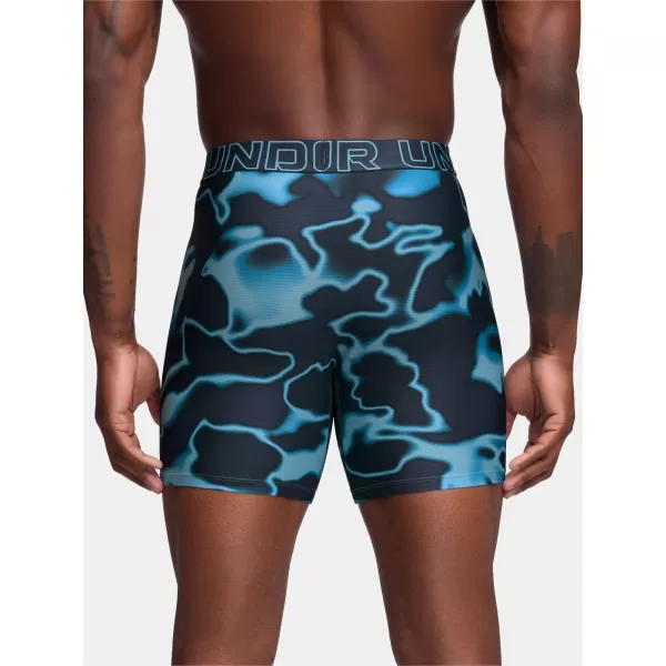  Muške bokserice UNDER ARMOUR M PERF TECH MESH NOV 6IN (3KS) 1383885-494 PLAVA 