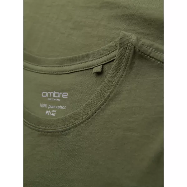  Košulja OMBRE OM-TSBS-0236 KAKI 