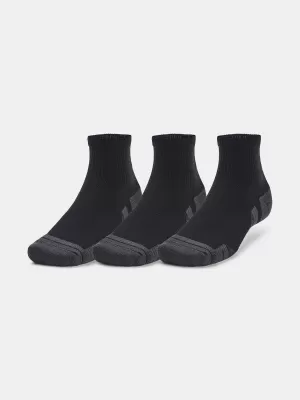 Čarape UNDER ARMOUR PERFORMANCE TECH QTR (3 PÁRY) 1379510-001 CRNA