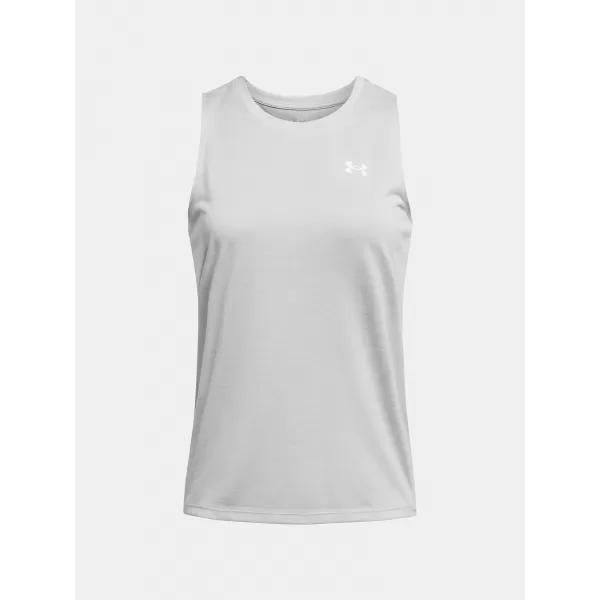  Ženska majica bez rukava UNDER ARMOUR TECH TANK TWIST 1383656-014 SIVA 