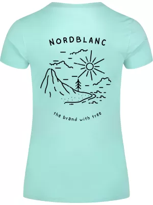Ženska majica kratkih rukava NORDBLANC INTERSECT NBSLT8179 SVIJETLOPLAVA