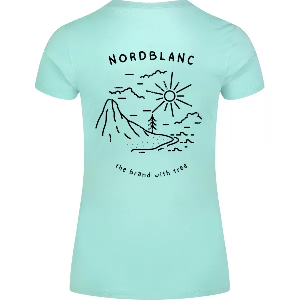  Ženska majica kratkih rukava NORDBLANC INTERSECT NBSLT8179 SVIJETLOPLAVA 