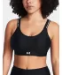 Ženski grudnjak UNDER ARMOUR INFINITY MID 2.0 RIB BRA 1385433-001 CRNA