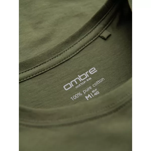  Košulja OMBRE OM-TSBS-0236 KAKI 