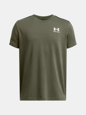 Majica za dječake UNDER ARMOUR B ICON TAPED SS 6001583-390 ZELENA