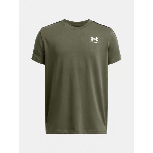  Majica za dječake UNDER ARMOUR B ICON TAPED SS 6001583-390 ZELENA 