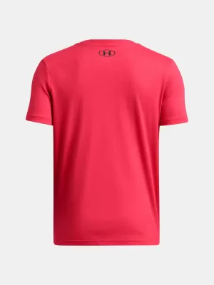 Majica za dječake UNDER ARMOUR B GLITCH LOCKERTAG SS 1386833-989 CRVENA