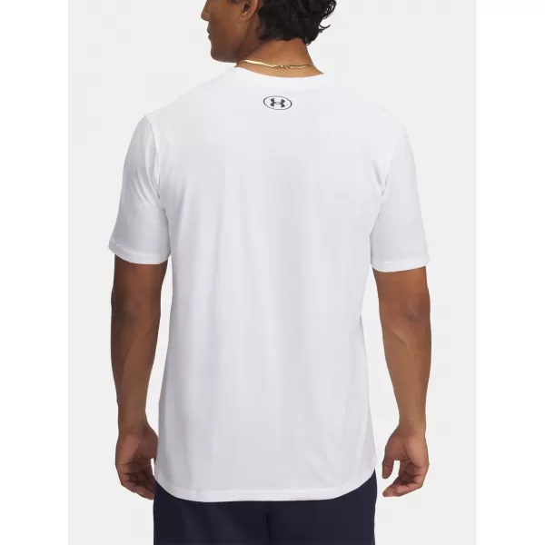 Muška majica kratkih rukava UNDER ARMOUR M STACKED LOGO SS 6000211-100 BIJELA 