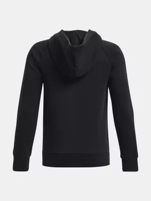 Trenirka za dječake UNDER ARMOUR RIVAL FLEECE FZ HOODIE 1379794-001 CRNA