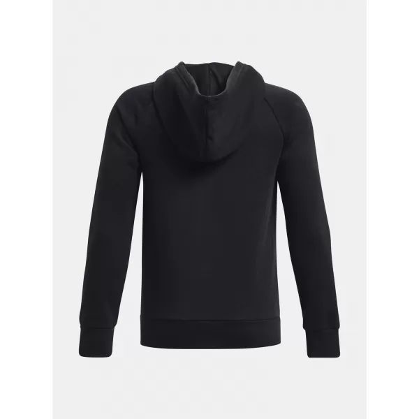  Trenirka za dječake UNDER ARMOUR RIVAL FLEECE FZ HOODIE 1379794-001 CRNA 