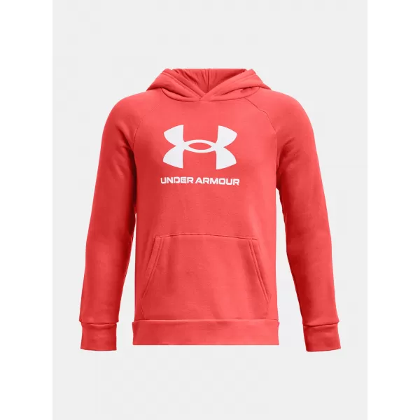  Trenirka za dječake UNDER ARMOUR RIVAL FLEECE BL HOODIE 1379791-690 CRVENA 