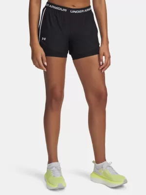 Ženske kratke hlače UNDER ARMOUR TECH PLAY UP 2IN1 SHORTS 1389895-001 CRNA