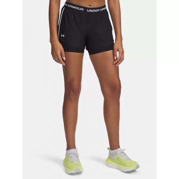  Ženske kratke hlače UNDER ARMOUR TECH PLAY UP 2IN1 SHORTS 1389895-001 CRNA 