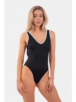 Potpuno crni kupaći kostim French style 460 BLACK Nebbia